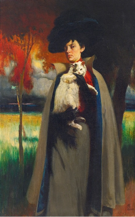 Marya Anastasievna Chroustchova, ca. 1900 (Dmitry Kardovsky) (1866-1943)  